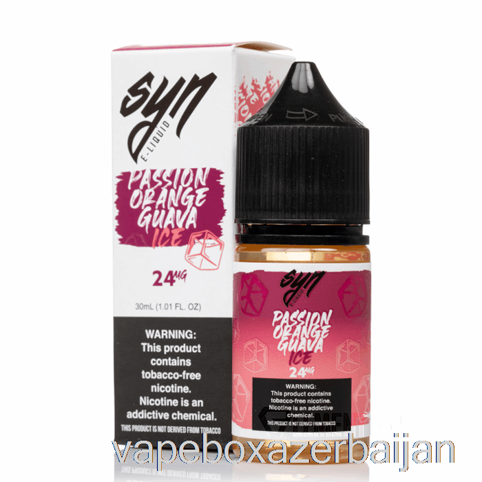 Vape Baku ICE Passion Orange Guava - Syn Salts - 30mL 24mg